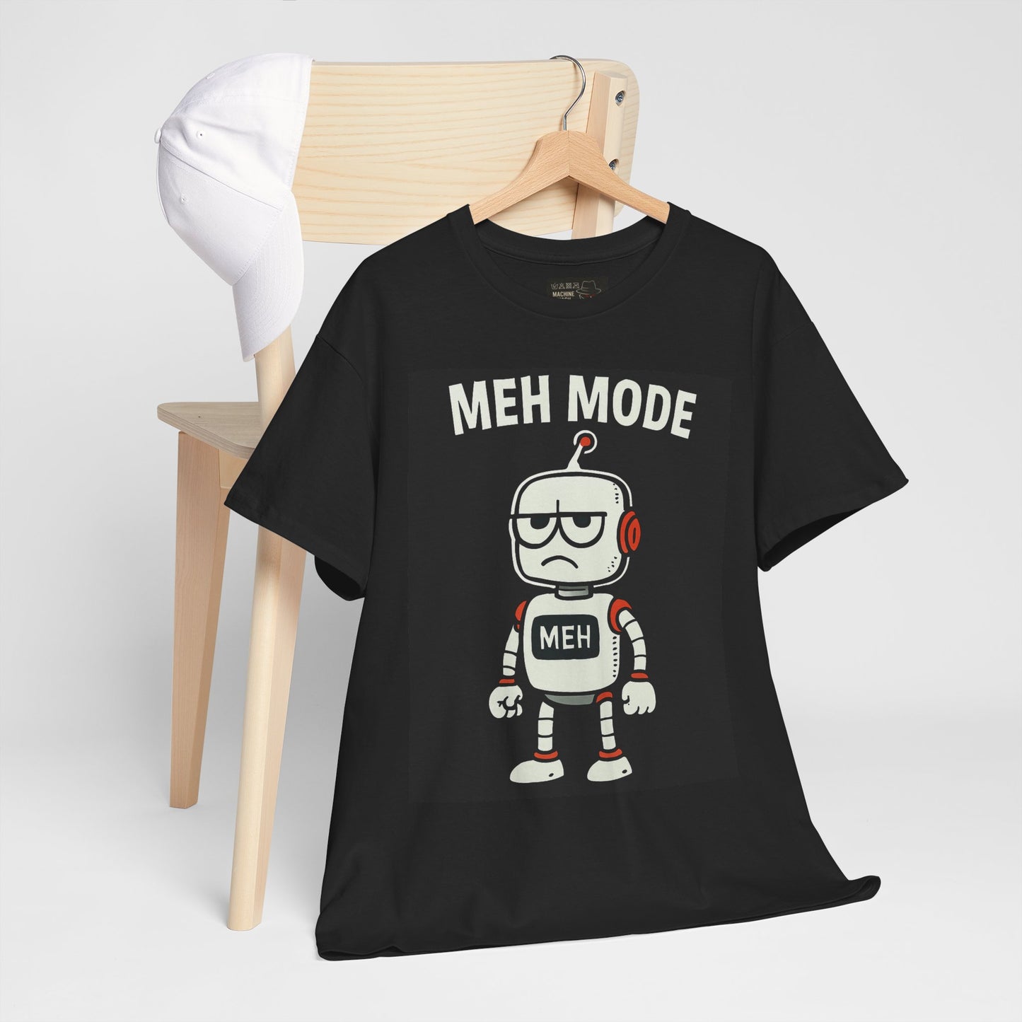 Meh Mode Unisex Heavy Cotton Tee - Casual Everyday Wear