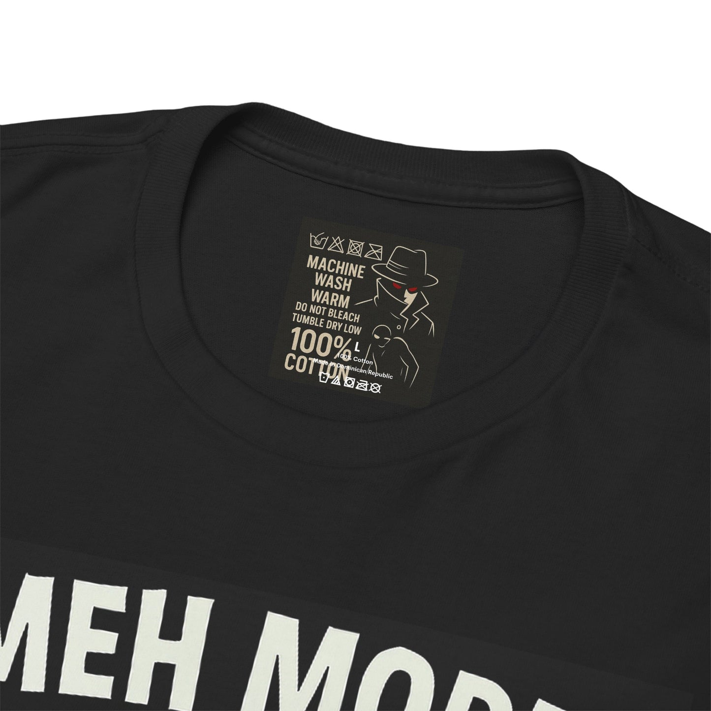 Meh Mode Unisex Heavy Cotton Tee - Casual Everyday Wear